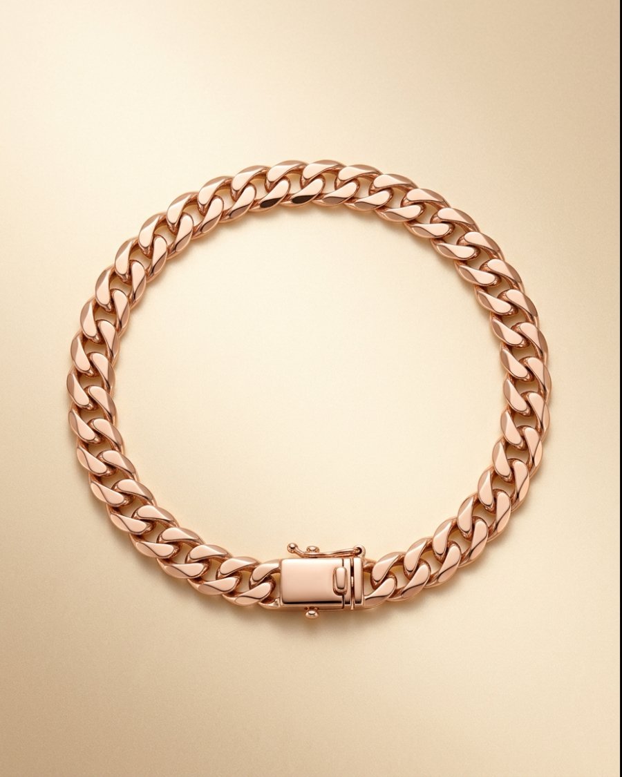 Zoya Rose Gold Chain Bracelet
